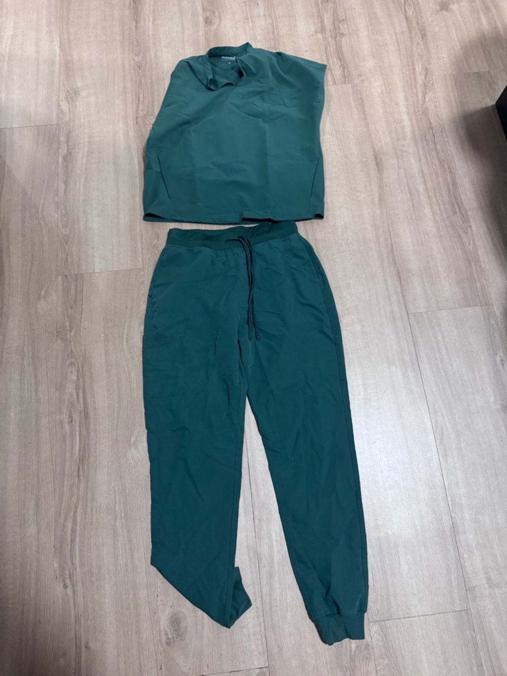 Women’s Midnight Green Scrub Set
